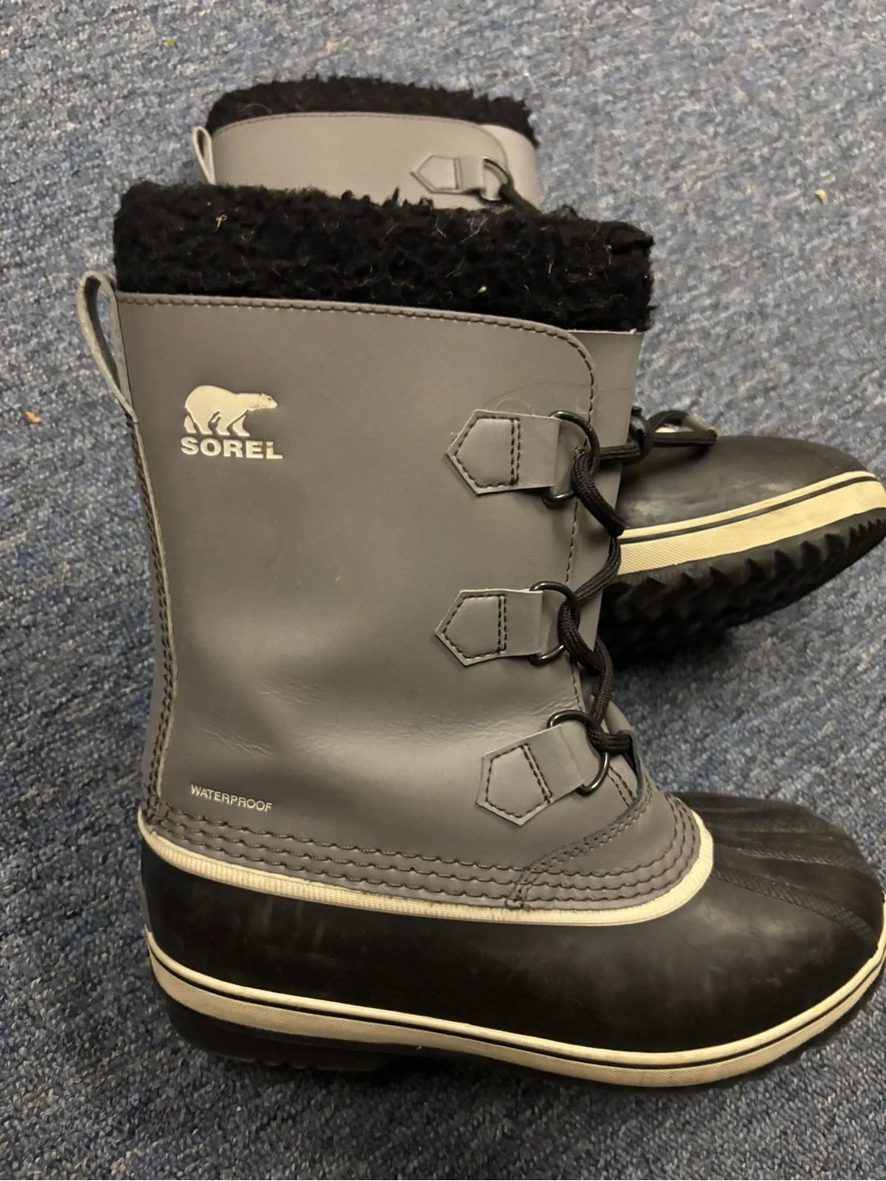 Sorel Black Insulated Winter Boots